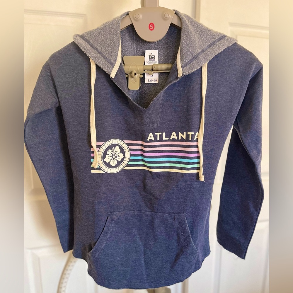 Just4Wear blue-gray hoodie